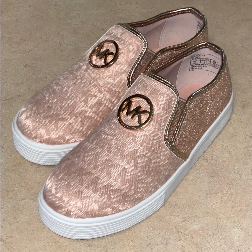 Michael Kors girls slip on shoes
